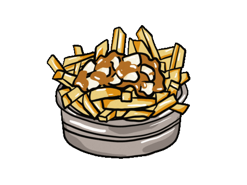 Hungry French Fries Sticker by Sad Potato Club for iOS & Android | GIPHY