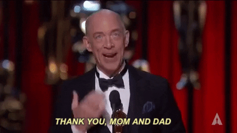 The Oscars thank you parents academy awards oscars 2015