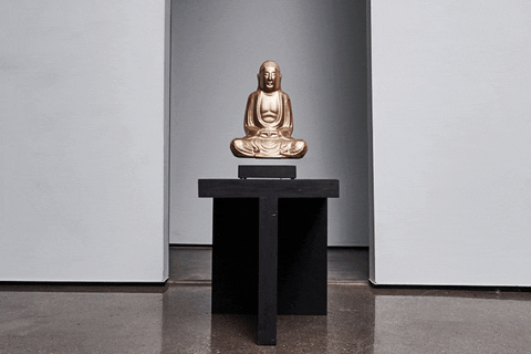 Levitating Gold Buddha
