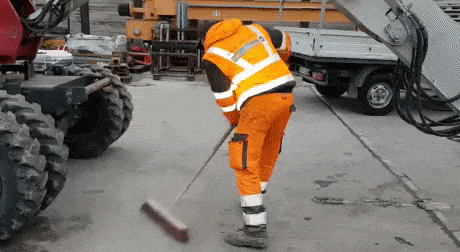 Superman has new job in funny gifs