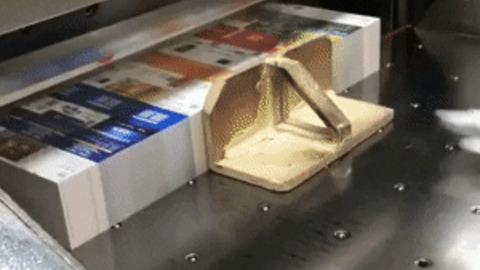 Satisfying paper cutting gif