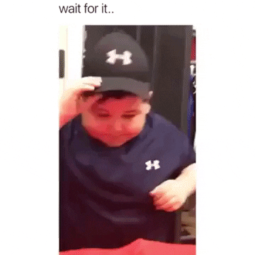 Kid from movie UP in funny gifs