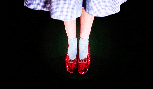 wizard of oz dorothy click heels ruby shoes