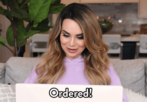 Woman Ordering Online