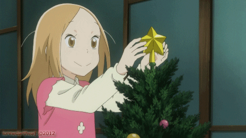 Image result for merry christmas anime gif