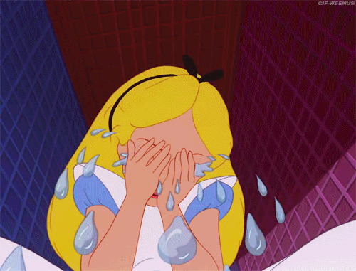 Alice In Wonderland Crying GIF - Find & Share on GIPHY