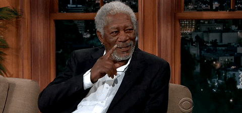 laughing morgan freeman sneaky clever you sneaky