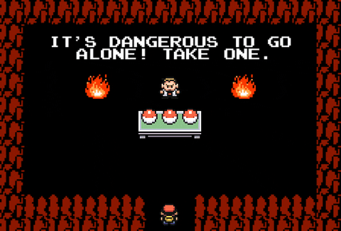 Dangerous To Go Alone Legend Of Zelda GIF