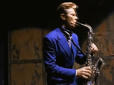 David Bowie Saxophone GIF - Find & Share on GIPHY