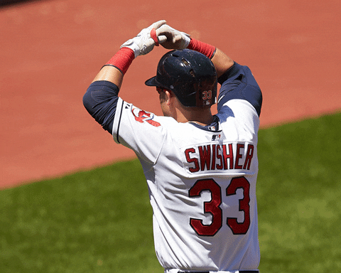 Cleveland Indians Nick Swisher (33) at media photo day on February