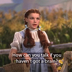 Wizard Of Oz Brain GIF - Find & Share on GIPHY