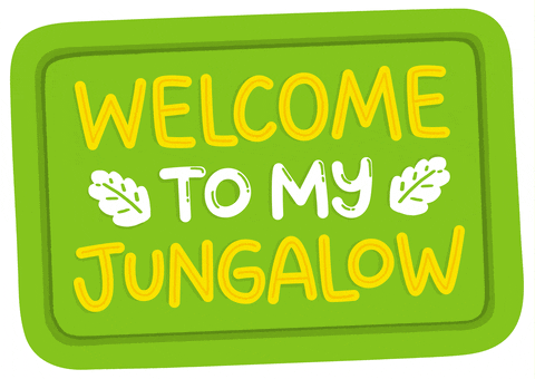 Welcome to my Jungalow moving gif