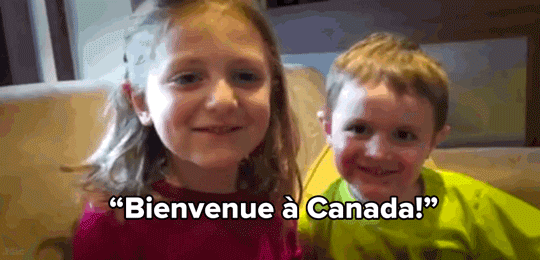 kids welcome to canada