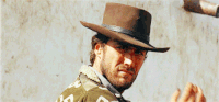 cowboy flicking hat animation