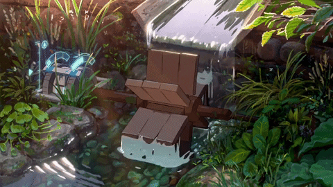 Animated technology visual