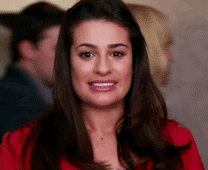 disappointed glee lea michele rachel berry