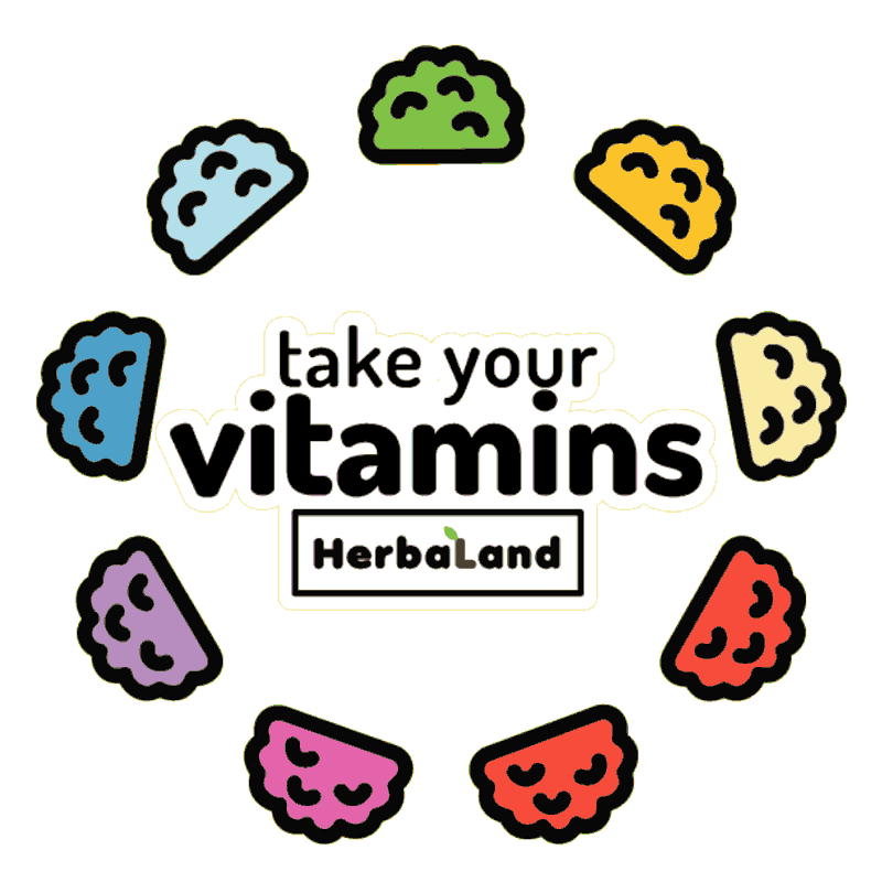Vitamin Sticker by Herbaland Naturals Inc. for iOS & Android | GIPHY