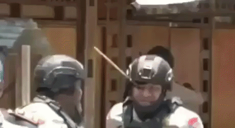 Officer you have something in your eye in funny gifs