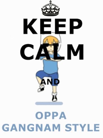 oppa gangnam style animated GIF