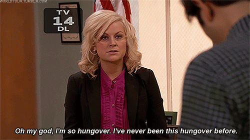 Hungover Parks And Recreation GIF - Find & Share on GIPHY