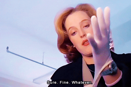  tv the x files annoyed whatever meh GIF