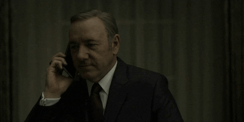  house of cards frank underwood go fuck yourself GIF