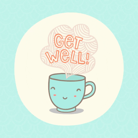 Feel Better Get Well Soon GIF by Greetings Island - Find & Share ...
