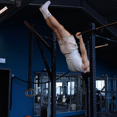 Negative Front Lever Raises demonstration
