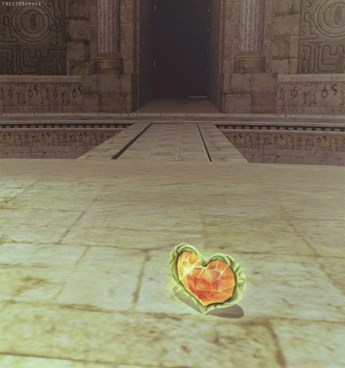 breath of the wild heart container gif