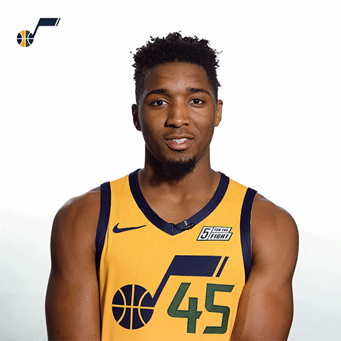 Donovan Mitchell Nba GIF by Utah Jazz - Find & Share on GIPHY