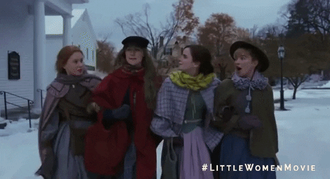 Emma Watson Sisters GIF by LittleWomen - Find & Share on GIPHY