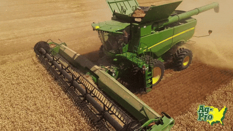 John Deere tractor GIF