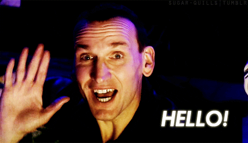 Ninth Doctor Reaction GIF by Doctor Who