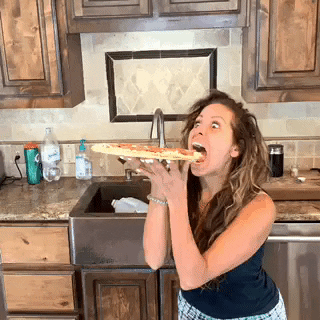 Porn Girl Food - Food Porn Eating GIF by Tricia Grace - Find & Share on GIPHY