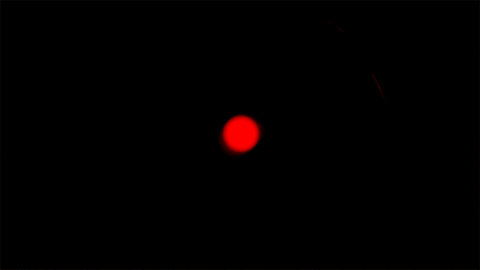 red dot on screen