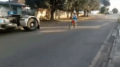 Bicycle stunt fail