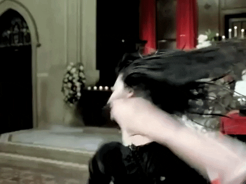 Mcr Hair Flip GIF by My Chemical Romance