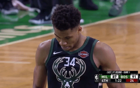 Everyone count to 10 (& beyond) during Giannis free throws Giphy