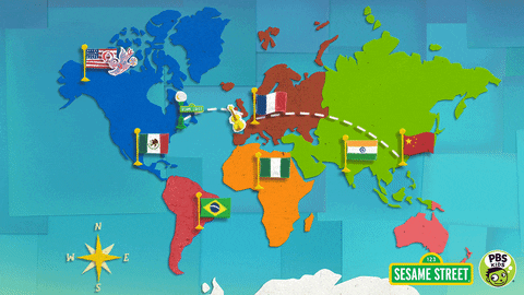 mapa comercio internacional