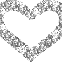 silver falling hearts gif