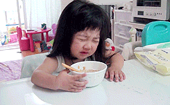 baby sad crying eating mondays