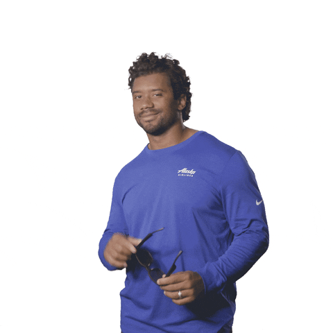 Russell Wilson GIF by Alaska Airlines