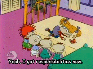 A GIF from the tv show Rugrats of the character Angelica saying 