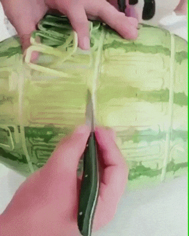 Awesome watermelon carving in wow gifs