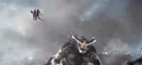 One brutal landing in Avengers Endgame in hollywood gifs