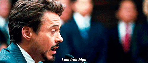 Image result for i am iron man gif