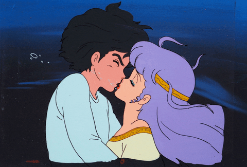 Creamy Mami Cel, Animation cel, japanese animation, il primo bacio di Creamy ,43simo episodio di Creamy, L'incantevole Creamy il bacio con Toshio 