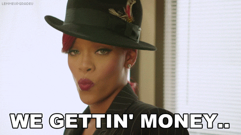 Rihanna Money GIF - Find & Share on GIPHY