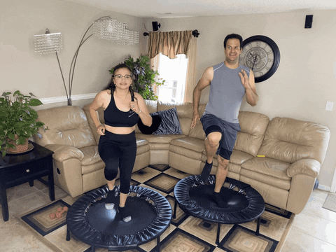 Rebounding exercise at home