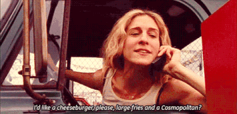 Image result for carrie bradsaw  gif